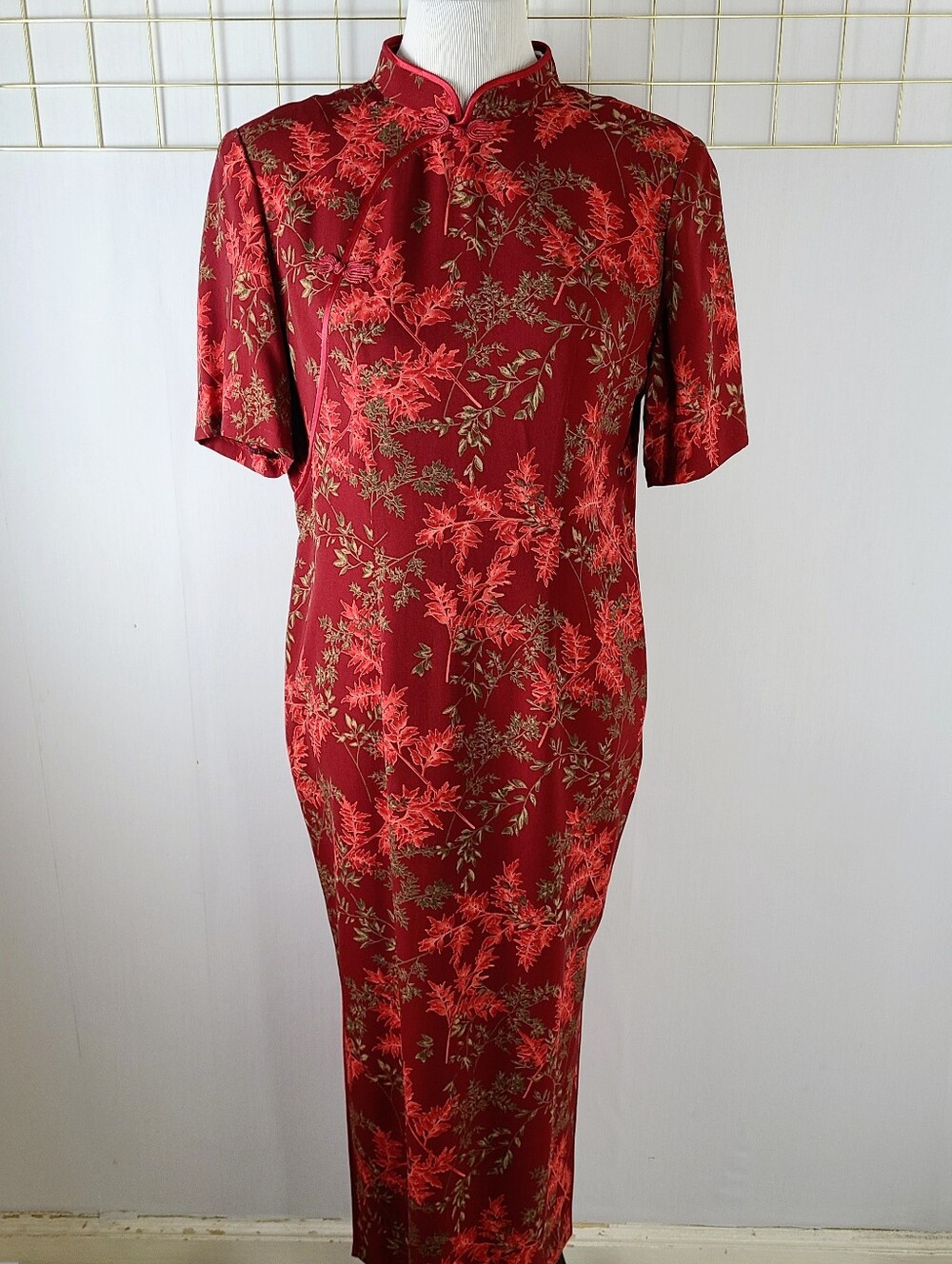 Shen Mei Qipao Style Vintage Dress Matching Jacket Set - Picture 2 of 9
